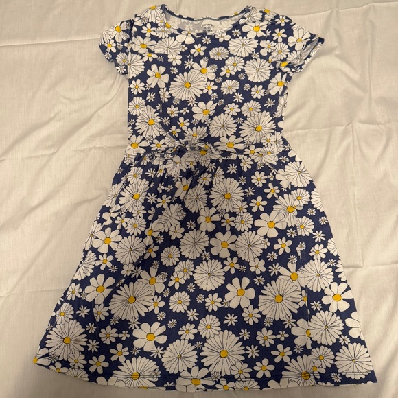 blue with white floral design brand carters size 14a - Picture 1 of 3